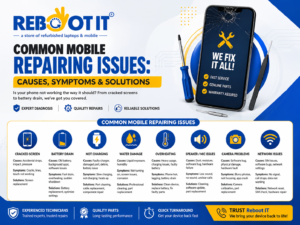 Common Mobile Repairing Issues Causes, Symptoms, Solutions