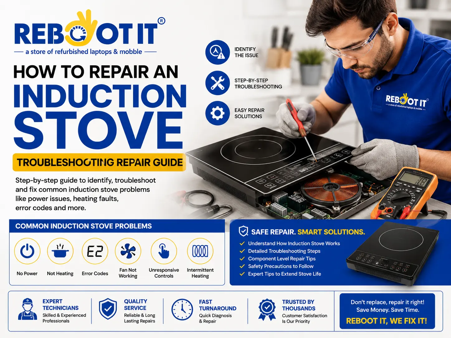 How To Repair An Induction Stove Troubleshooting Repair Guide