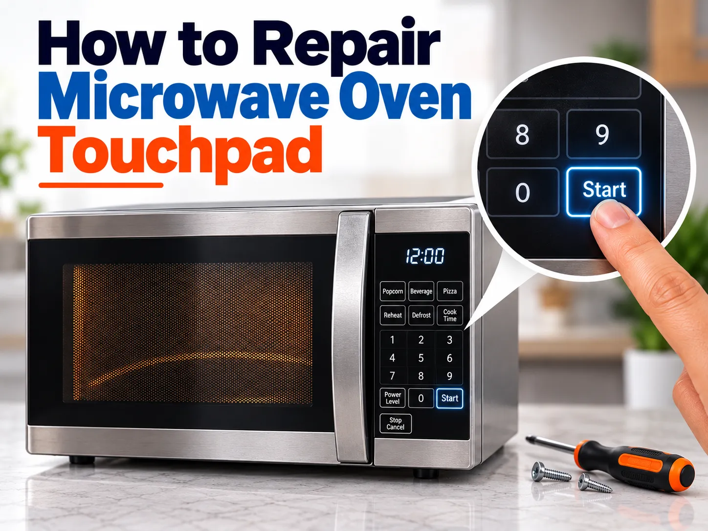 How to Repair Microwave Oven Touchpad Reboot IT