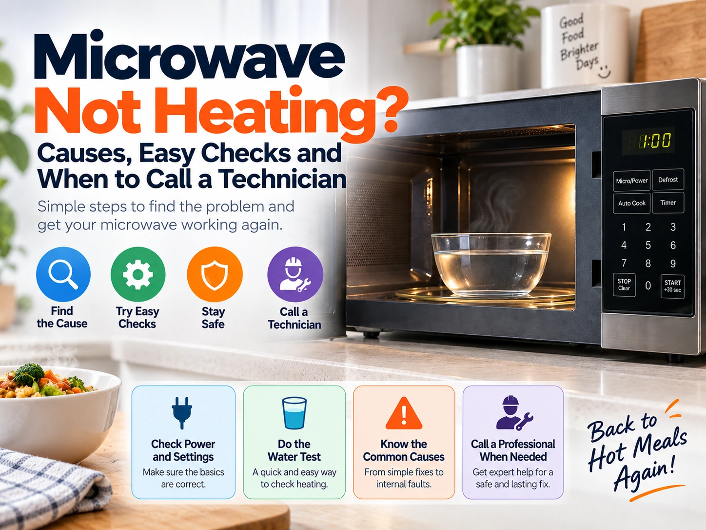 Microwave not heating how to fix it - Reboot IT