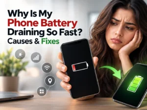 Why Is My Phone Battery Draining So Fast? Causes, Fixes & Solutions